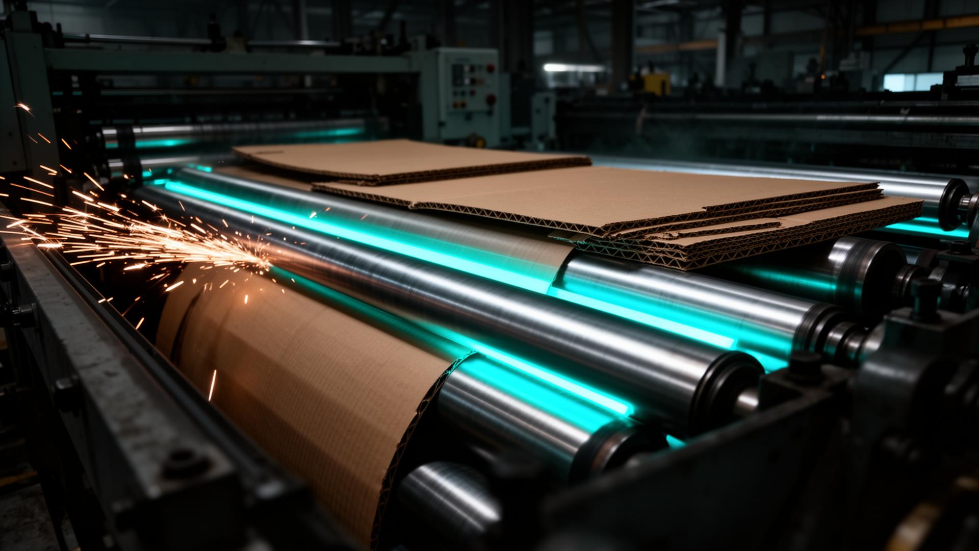Corrugated production line